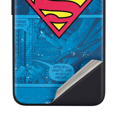 DC Comics Superman Logo Background Pattern Google Pixel 4a Skin